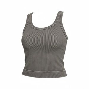 Zenana Outfitters Monochrome Striped Tank Top